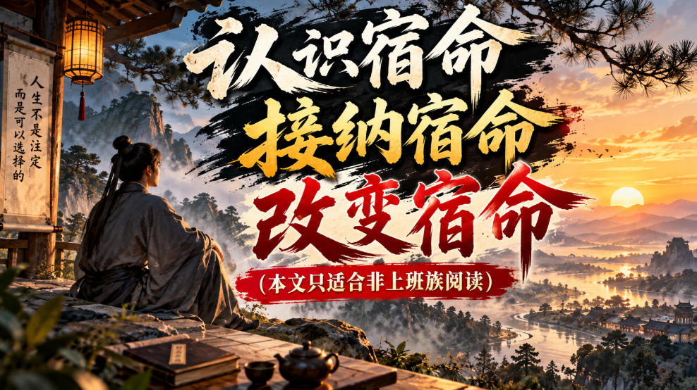 某公众号付费文章:认识宿命,接纳宿命,改变宿命(本文只适合非上班族阅读)-米壳知道—知识分享平台