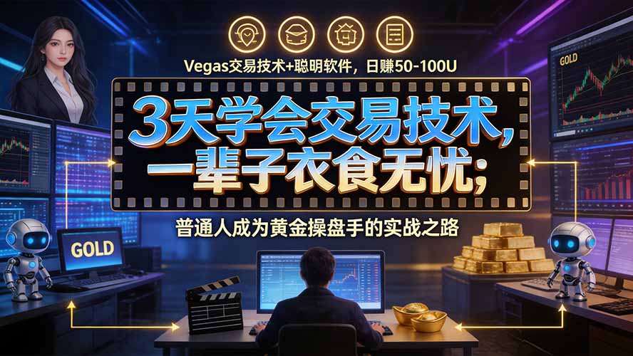 3天学会做交易，普通人快速成为操盘手” Vegas交易系统+聪明软件 ， 日赚50-1000U， 长期稳定，小白轻松上手-米壳知道—知识分享平台