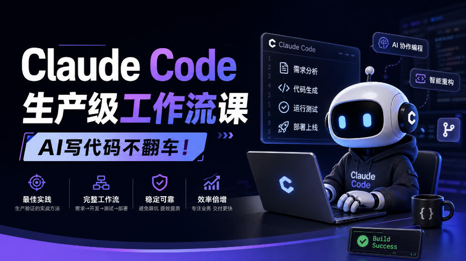 Claude Code生产级工作流课，AI写代码不翻车！【原创双语字幕】-米壳知道—知识分享平台