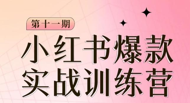 小红书博主爆款训练营第11期，手把手教你从0-1做小红书，从定位到起号到变现-米壳知道—知识分享平台