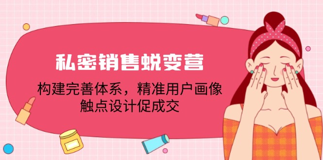 私密销售蜕变营：构建完善体系，精准用户画像，触点设计促成交-米壳知道—知识分享平台