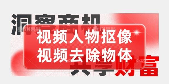 【超强视频处理工具】视频人物抠像+视频去除物体-米壳知道—知识分享平台