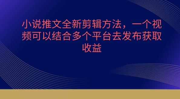 小说推文全新剪辑方法，一个视频可以结合多个平台去发布获取【揭秘】-米壳知道—知识分享平台