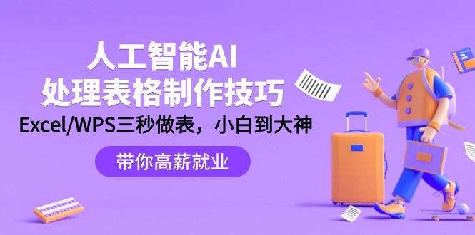 (9459期)人工智能-AI处理表格制作技巧：Excel/WPS三秒做表，大神到小白-米壳知道—知识分享平台