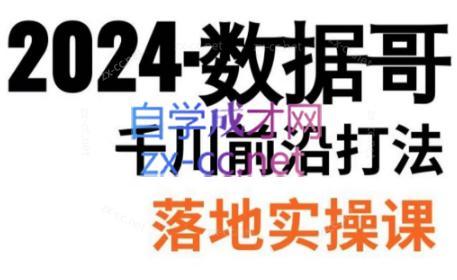 数据哥·2024年千川前沿打法落地实操课-米壳知道—知识分享平台