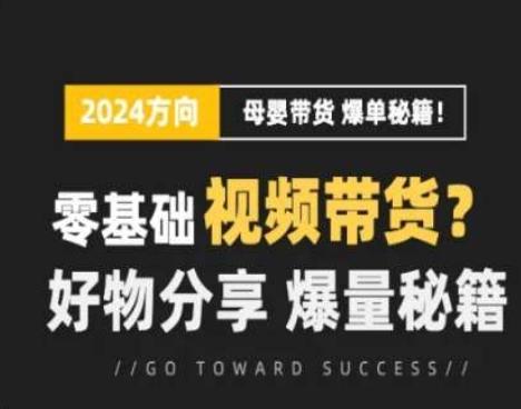 短视频母婴赛道实操流量训练营，零基础视频带货，好物分享，爆量秘籍-米壳知道—知识分享平台