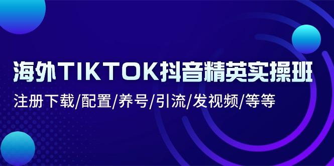 海外TIKTOK抖音精英实操班：注册下载/配置/养号/引流/发视频/等等-米壳知道—知识分享平台