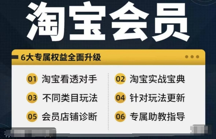 淘宝会员【淘宝所有课程，全面分析对手】，初级到高手全系实战宝典-米壳知道—知识分享平台