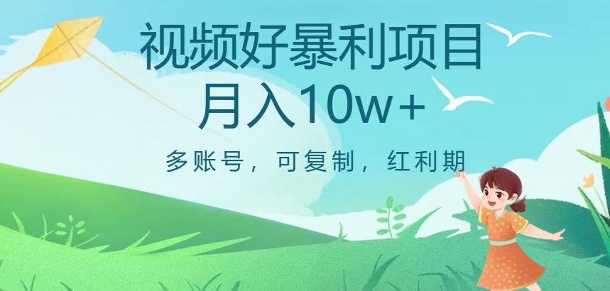 视频号暴利项目，多账号，可复制，红利期，月入10w+【揭秘】-米壳知道—知识分享平台