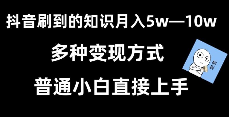 抖音刷到的知识，每天只需2小时，日入2000+，暴力变现，普通小白直接上手【揭秘】-米壳知道—知识分享平台